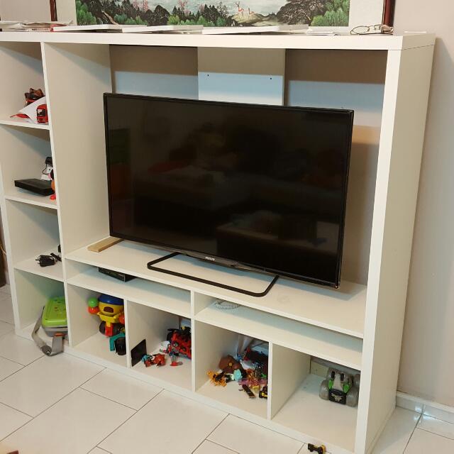 Tv Storage Unit Ikea Furniture Others On Carousell