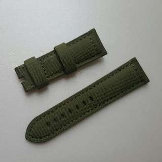 [XMAS SALE] High quality green fabric kevlar strap for panerai
