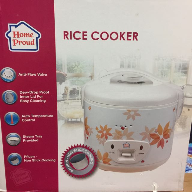 1.8L RIce Cooker HomeProud BNIB, TV & Home Appliances, Kitchen