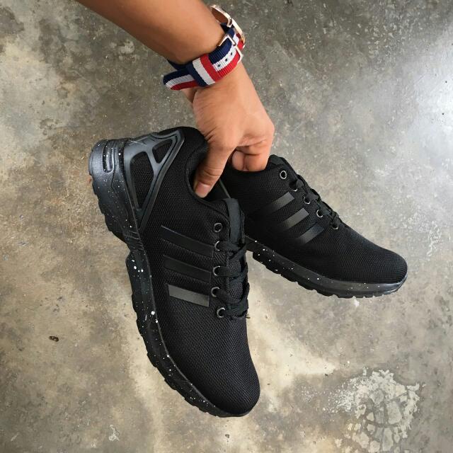 Adidas black flux womens sale