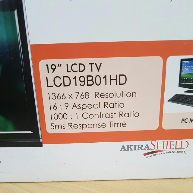 AKIRA HD LCD TV, TV & Home Appliances, TV & Entertainment, TV on Carousell