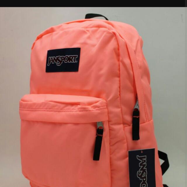 coral jansport backpack
