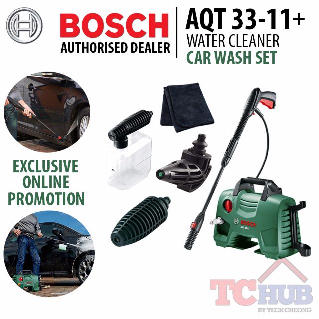 Bosch Aqt 33 11 Car Wash Set High Pressure Cleaner Furniture Others On Carousell