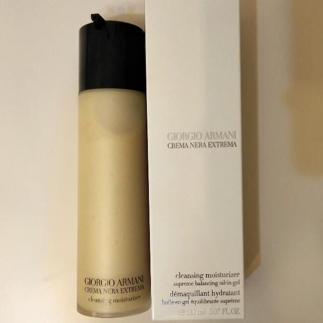 Armani cleansing outlet moisturizer