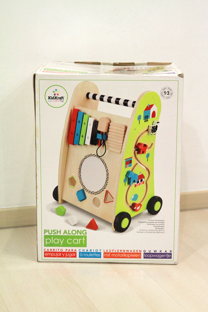 Kidkraft push along play cart hotsell