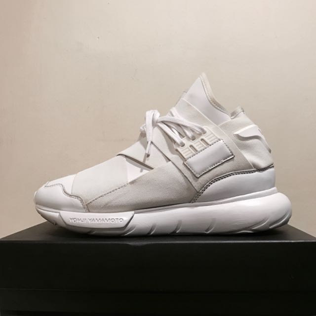 Y3 Qasa High White Men s Fashion Footwear Sneakers on Carousell
