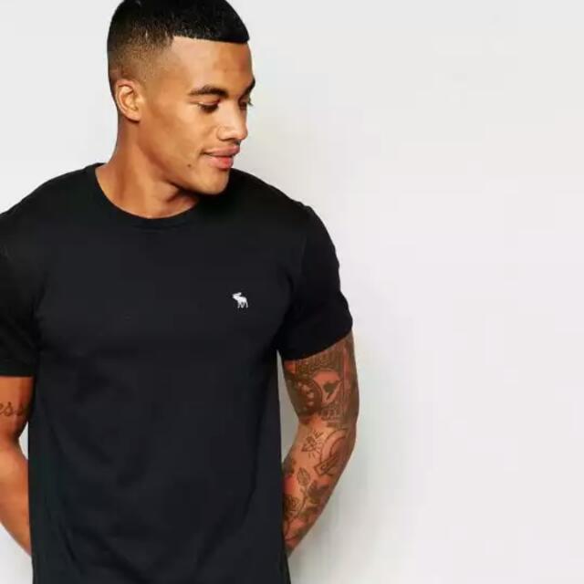 abercrombie and fitch black t shirt