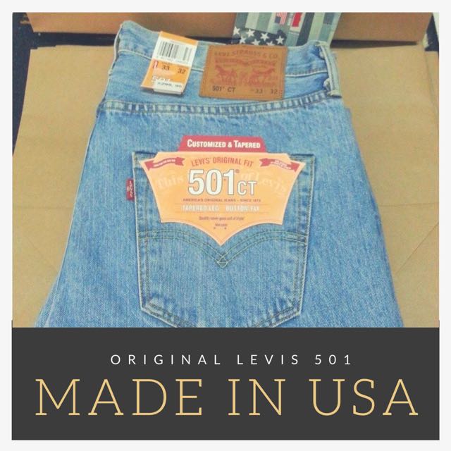 Authentic Levis 501 Made in USA, Men's Fashion, Bottoms, Jeans on Carousell