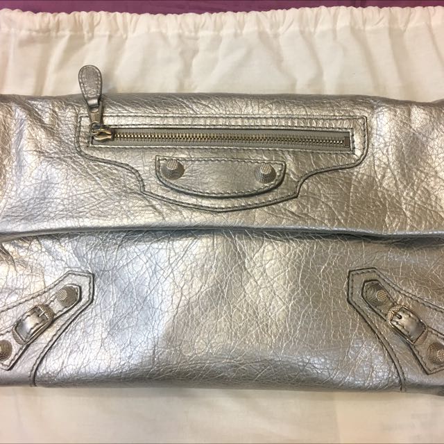 balenciaga silver bag