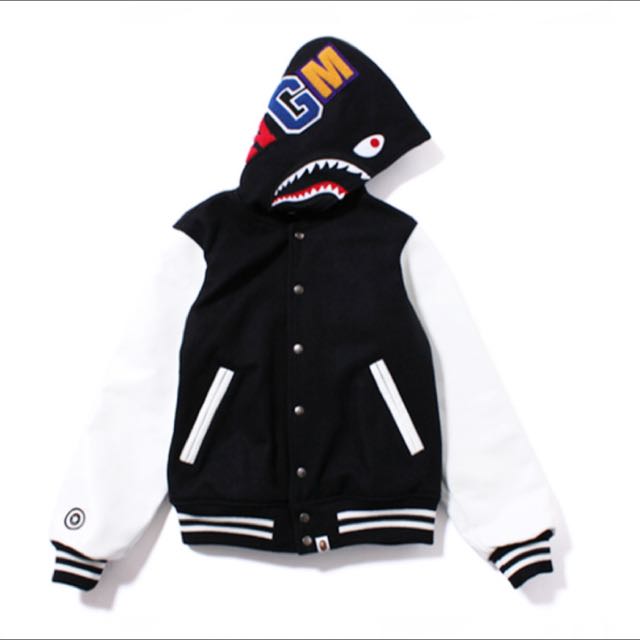 bape shark baseball jacket