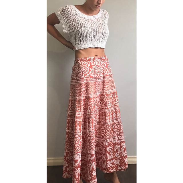 Boho Tree Of Life Wrap Skirt Women S Fashion Clothes On Carousell
