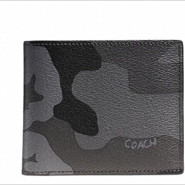 Coach Mens Camo Wallet