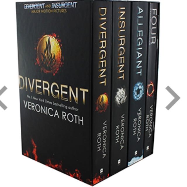 Divergent Series Box Set Books 1 4 Books Stationery Fiction On Carousell
