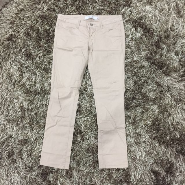 Khakis Low Rise Slim Tapered Giordano 