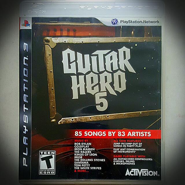 guitar hero 5 ps3