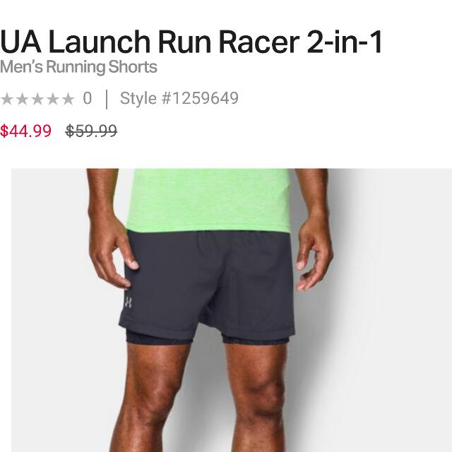 Racer run 2 in 1 short sale
