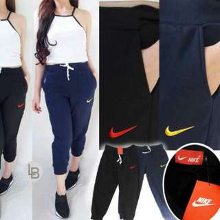 Celana Jogger Nike Navy Bahan Kaos Size XL