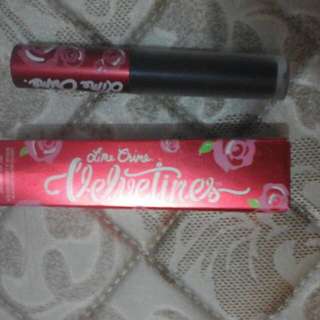 Instock Brand New Inspired Lime Crime Velvetines Series( Black Velvet ) Matte Lipstick.