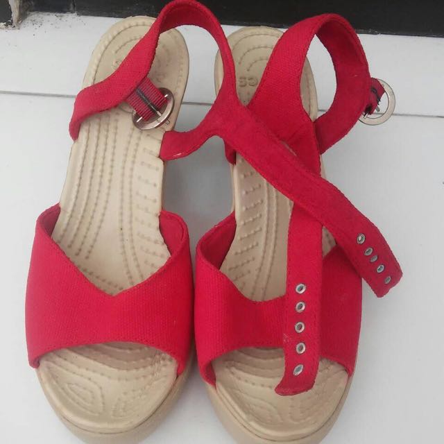 Crocs Heels #NY50, Fesyen Wanita 