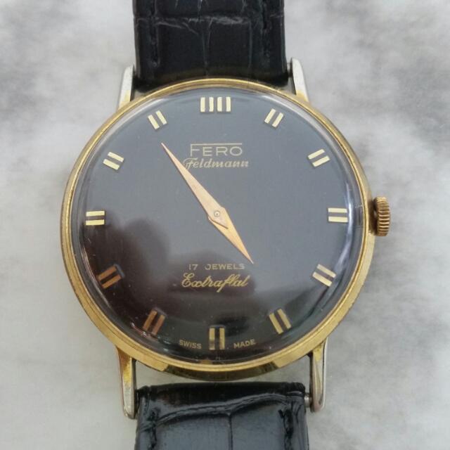 Ferro Mechanical Vintage Watch Men S Fashion Watches On Carousell