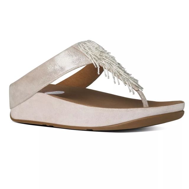 NEW Fitflop cha cha Silver Women's 