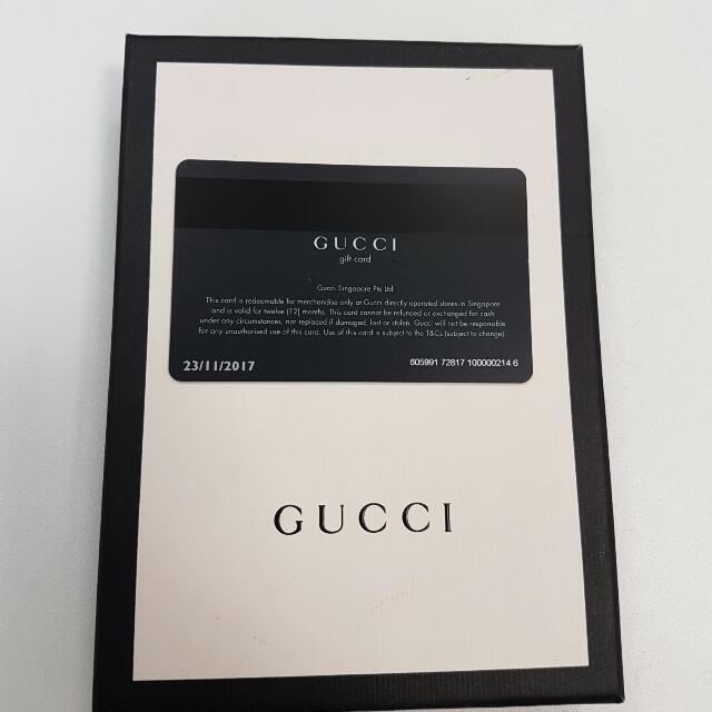 Gucci Gift Card, Entertainment, Gift 