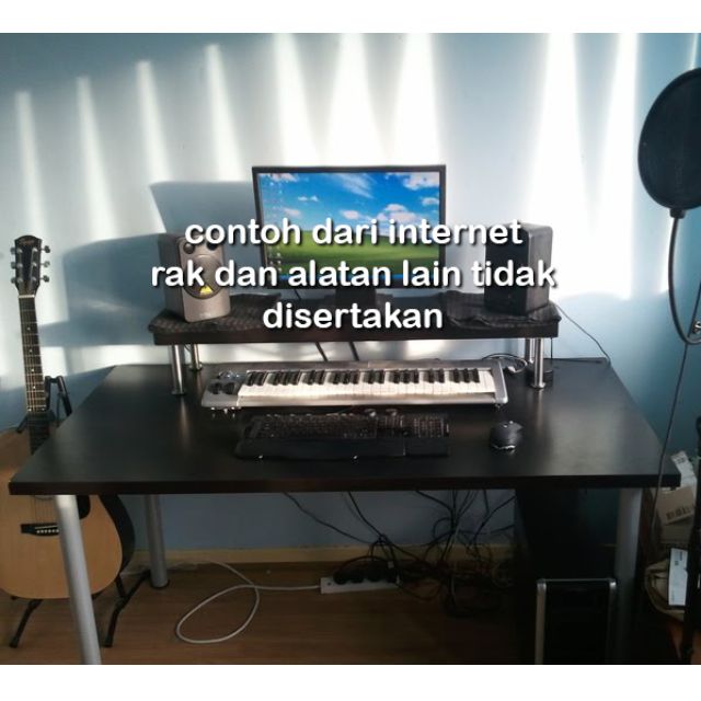 Ikea Vika Amon table with Vika Curry legs meja, Furniture & Home Living