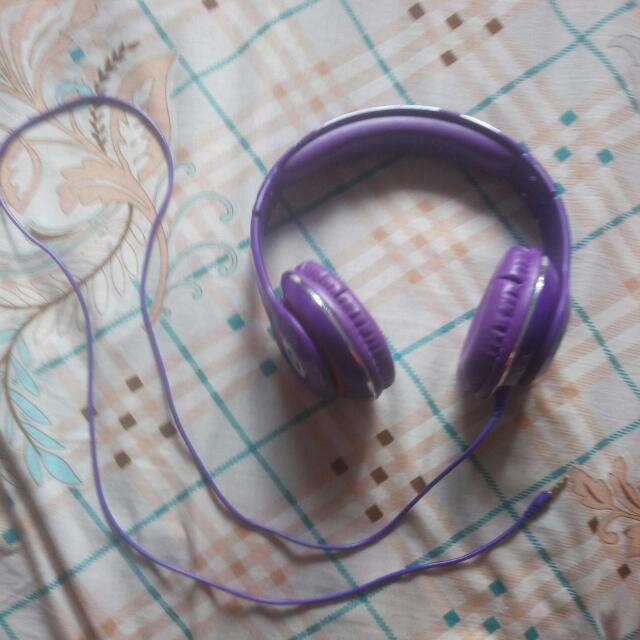 New Purple Beats Studio HD Headphones 
