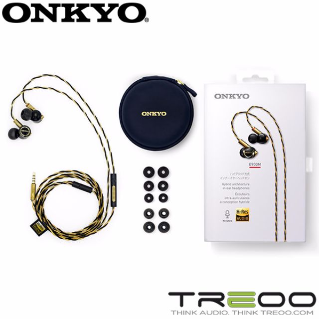 Onkyo E900M Hybrid In Ear Earphone with Mic Audio Headphones Headsets on Carousell
