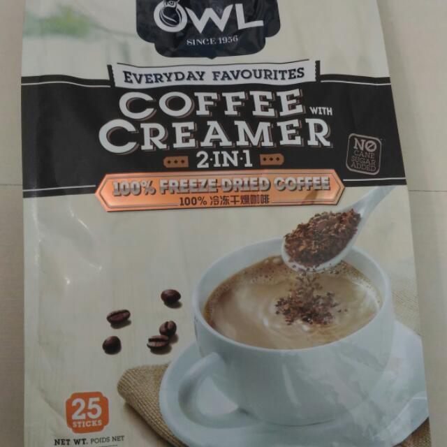 Owl 2 In 1 Coffee Creamer No Sugar Added Food Drinks