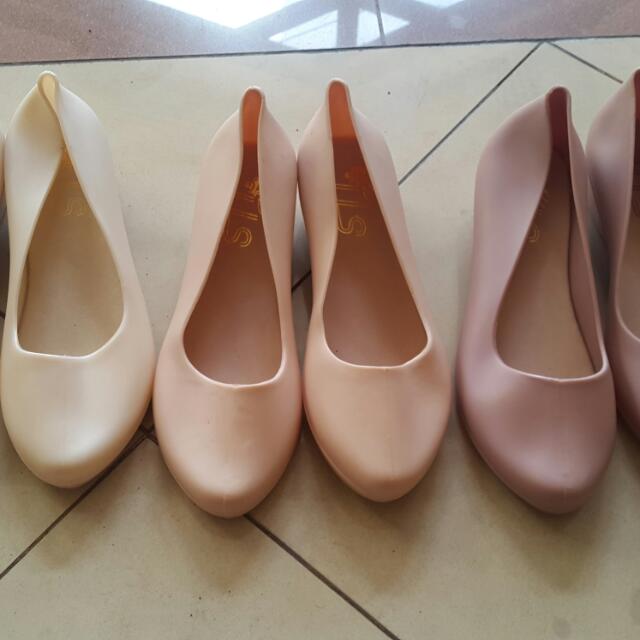 Sepatu Wedges Jelly Olshop Fashion Olshop Wanita On Carousell