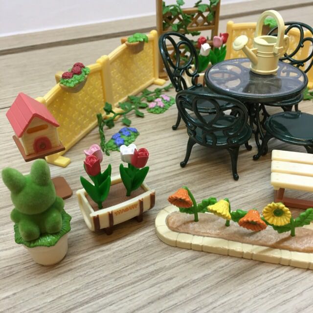 sylvanian families garden set