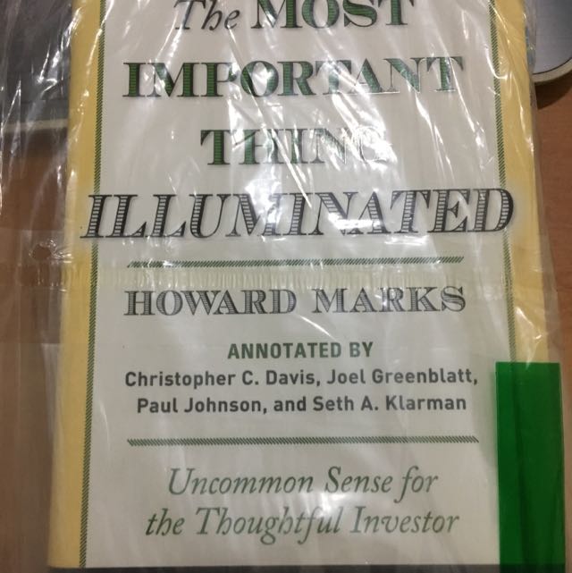 The Most Important Thing Illuminated By Howard Marks Books