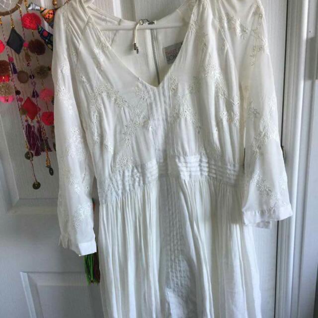 Three Of Something White Dress Women S Fashion Clothes On