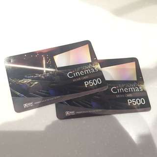 1000 Pesos Worth of Uptown Movie Card