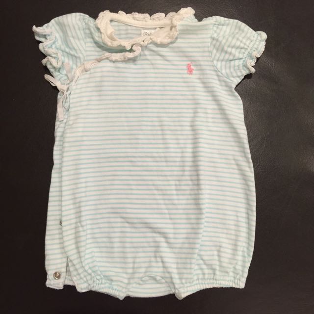 baby girl polo onesie