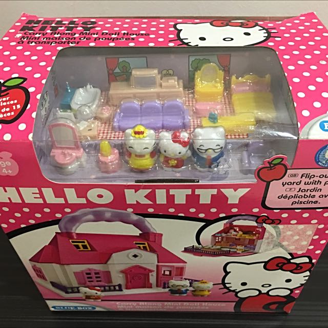 Hello kitty carry along 2025 mini doll house