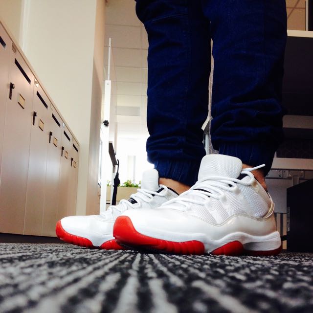 Jordan 11 Cherry Low, Men's Fashion, Footwear, Sneakers on Carousell