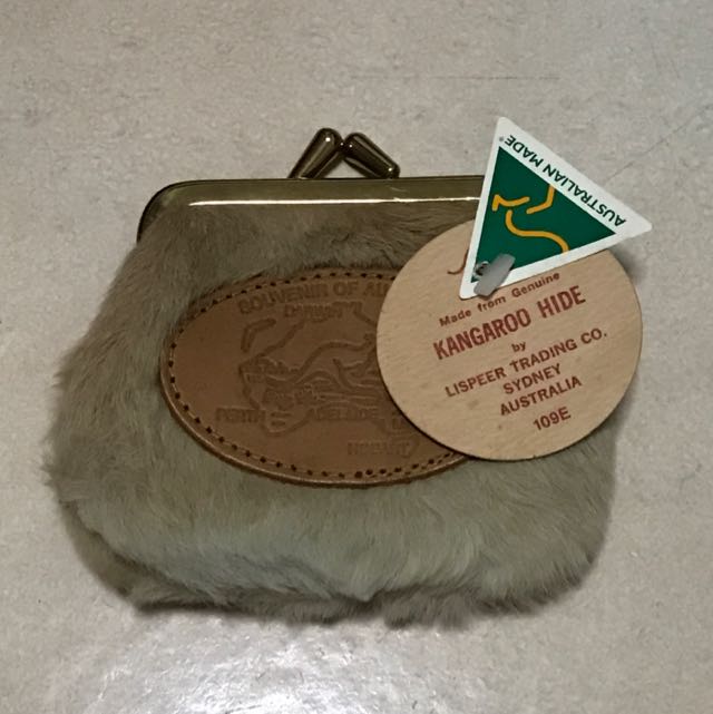 basically Black | Bags | Basically Black Wallet Australia Green Brown Leather  Kangaroo Mini Coin Purse | Poshmark