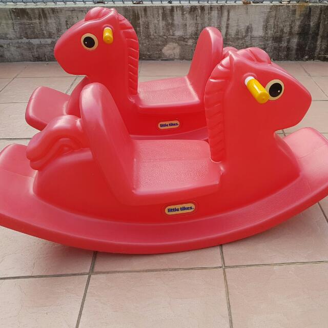 little tikes rocking horse red