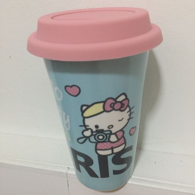 New Typo Hello Kitty Double Walled Mug, Babies & Kids, Bathing