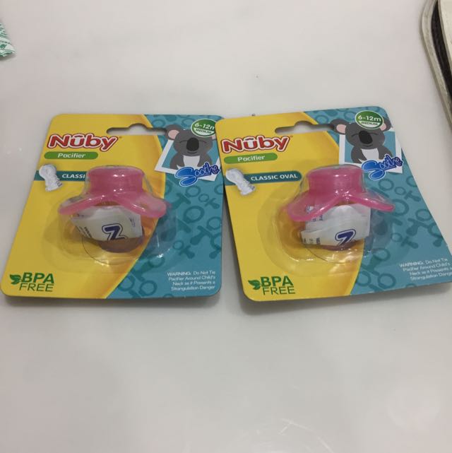 Nuby Pacifier - Classic Oval, Babies & Kids, Nursing & Feeding, Weaning ...