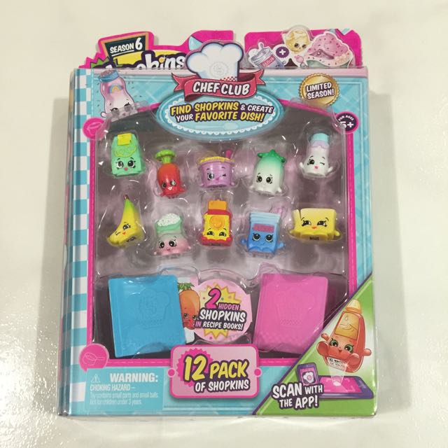 SHOPKINS CHEF CLUB 12 PACK LIMITED SEASON 6 