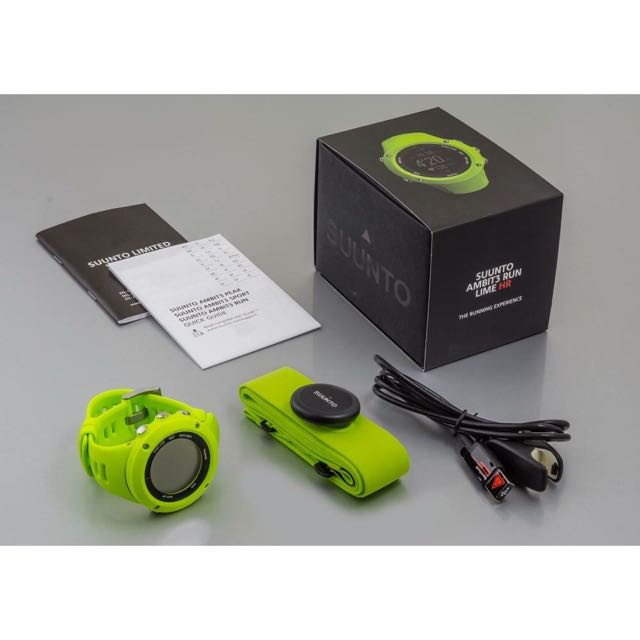Suunto ambit3 hotsell run lime hr