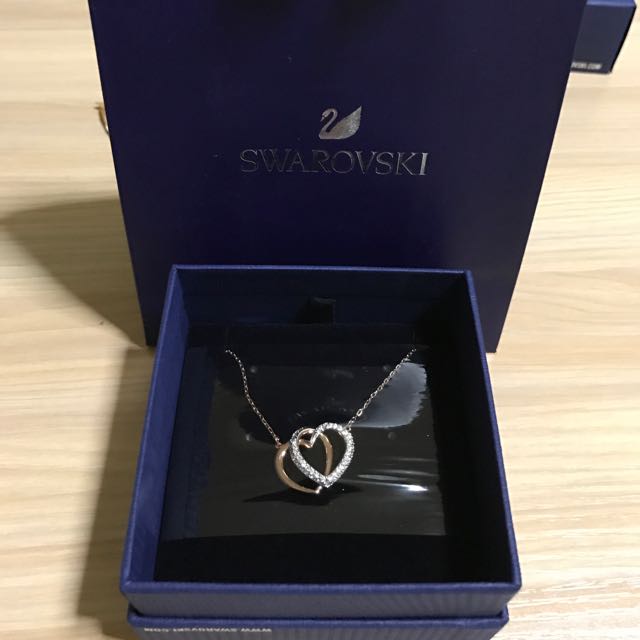 BNIB Swarovski Necklaces Dear Medium Necklace Women s Fashion Jewelry Organisers Necklaces on Carousell