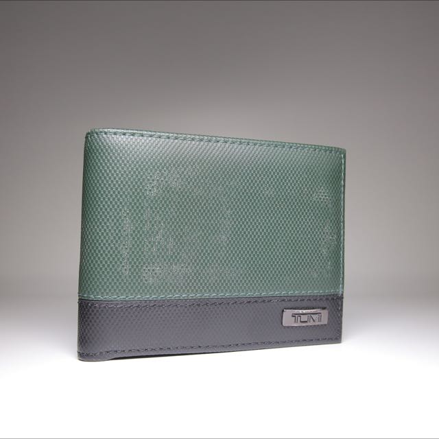 Tumi green wallet clearance