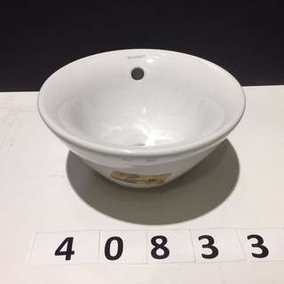 40833 Duravit countertop washbasin w/ overflow $107.00