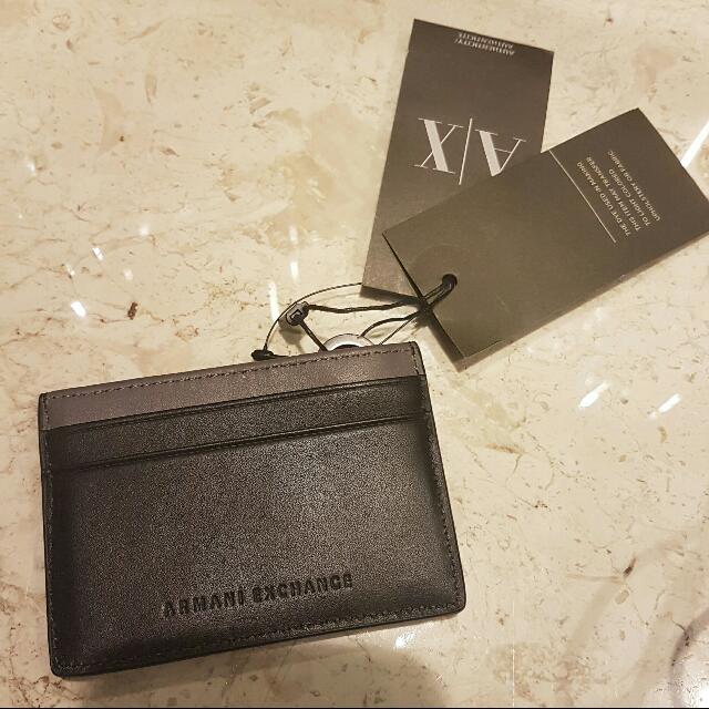 armani exchange card holder