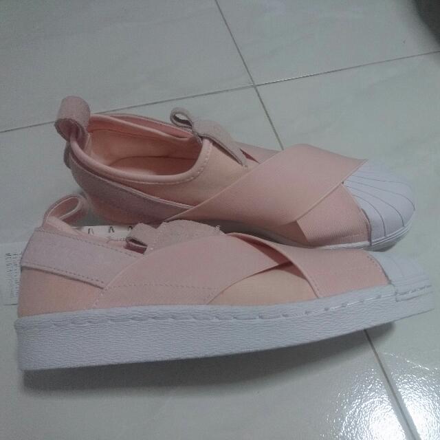 superstar slip on women Pink