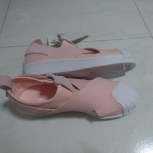 adidas superstar slip on women Pink